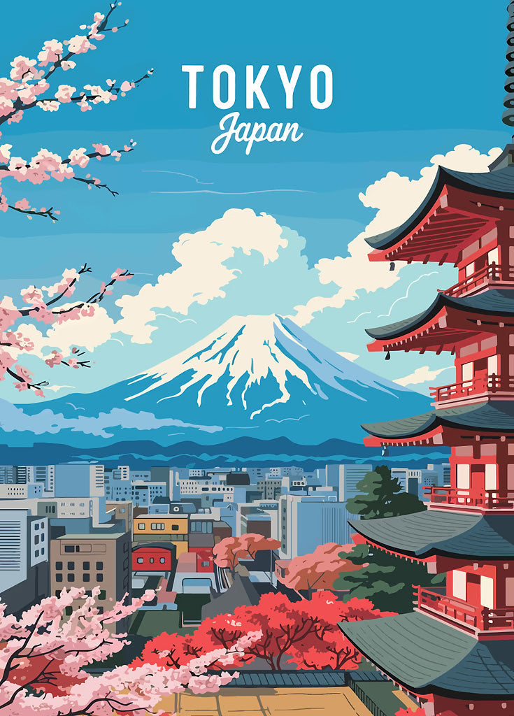 Tokyo Japan Poster metal poster artwork